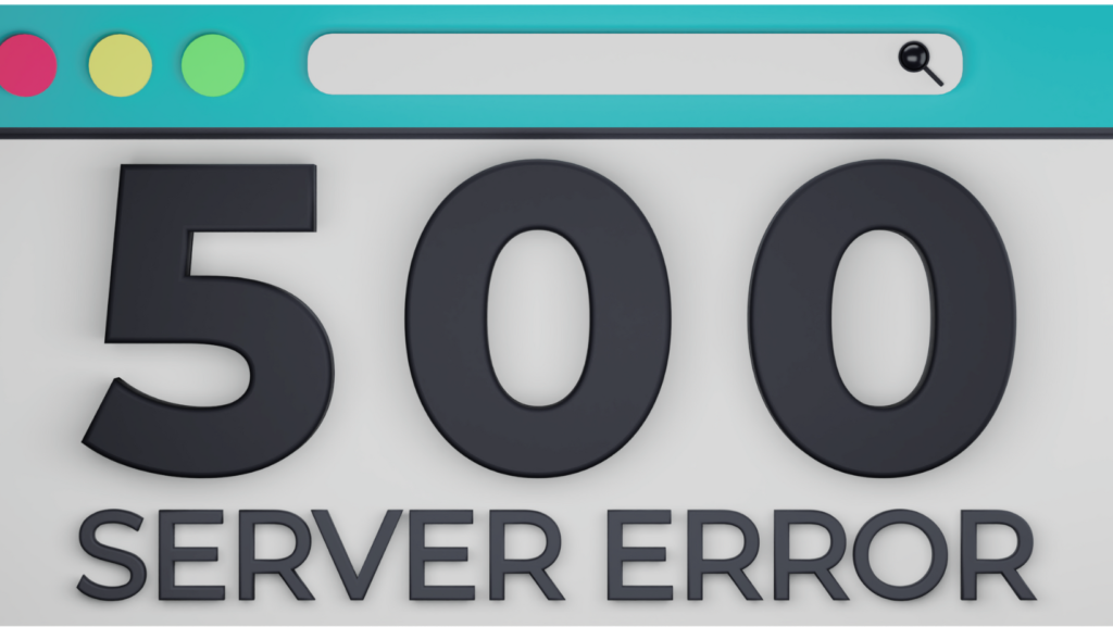 500 server error